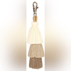 BOHO Tassel Charm/Keychain for Purse 👜 Coffee Colors